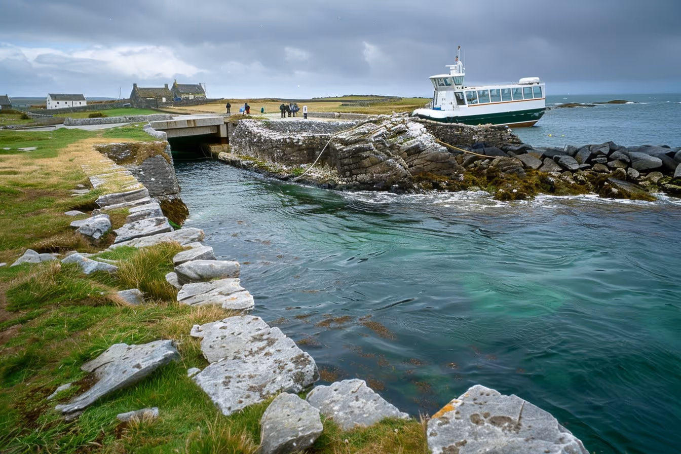 Rossaveel, Galway: Ferry Transfer to Inis Mór (Aran Islands)