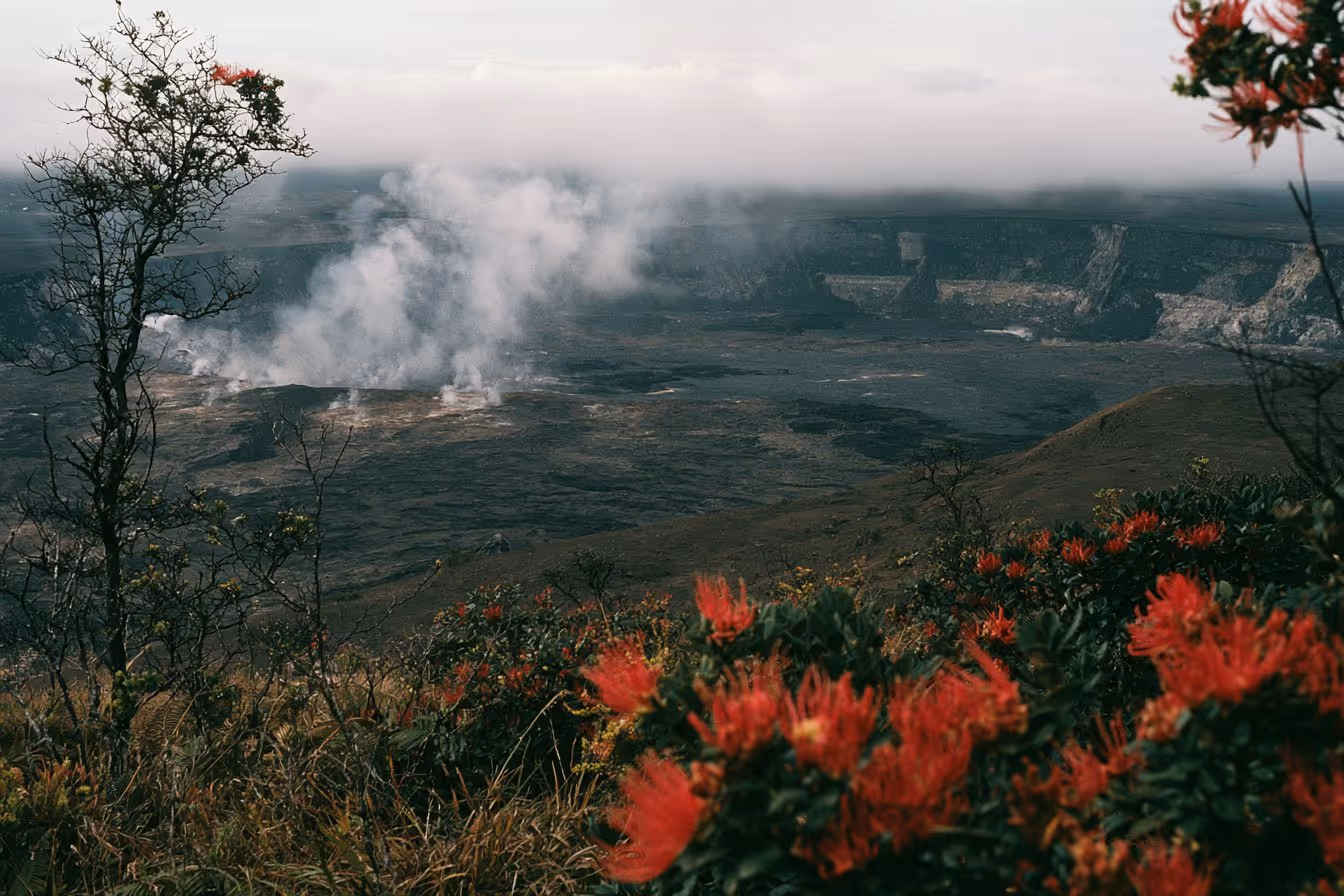 Big Island: Volcanoes, Waterfalls & Coffee Farm Day-Trip