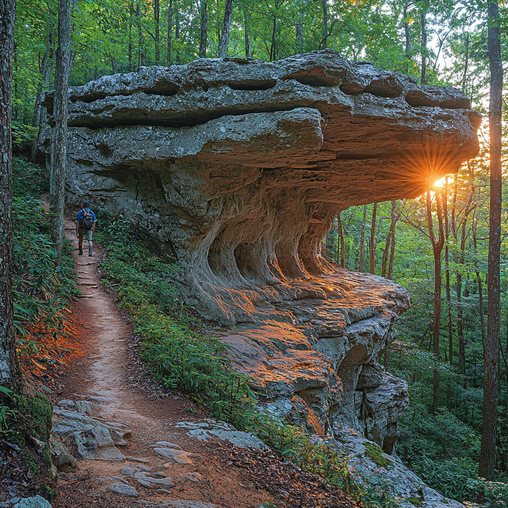 Attempting To Hike Peachtree Rock