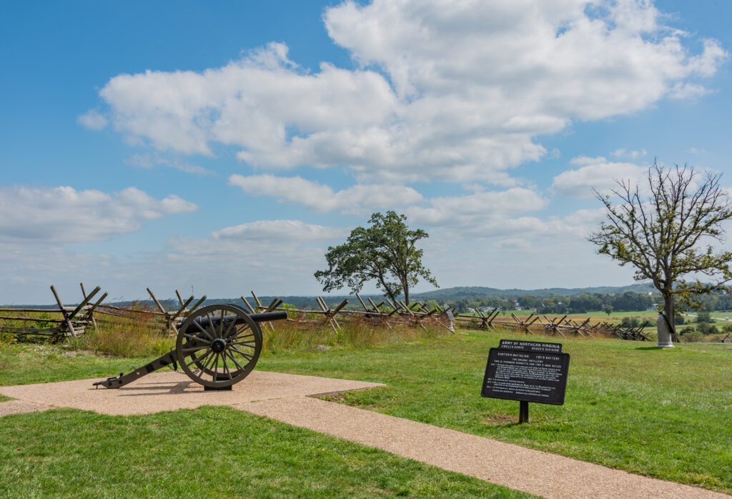 Artillery position in Gettysburg, Pennsylvania