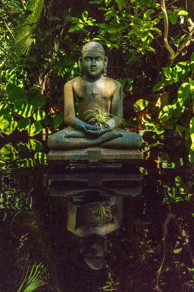 Buddha statue, Marie Selby Botanical Garden - Sarasota, Florida, USA