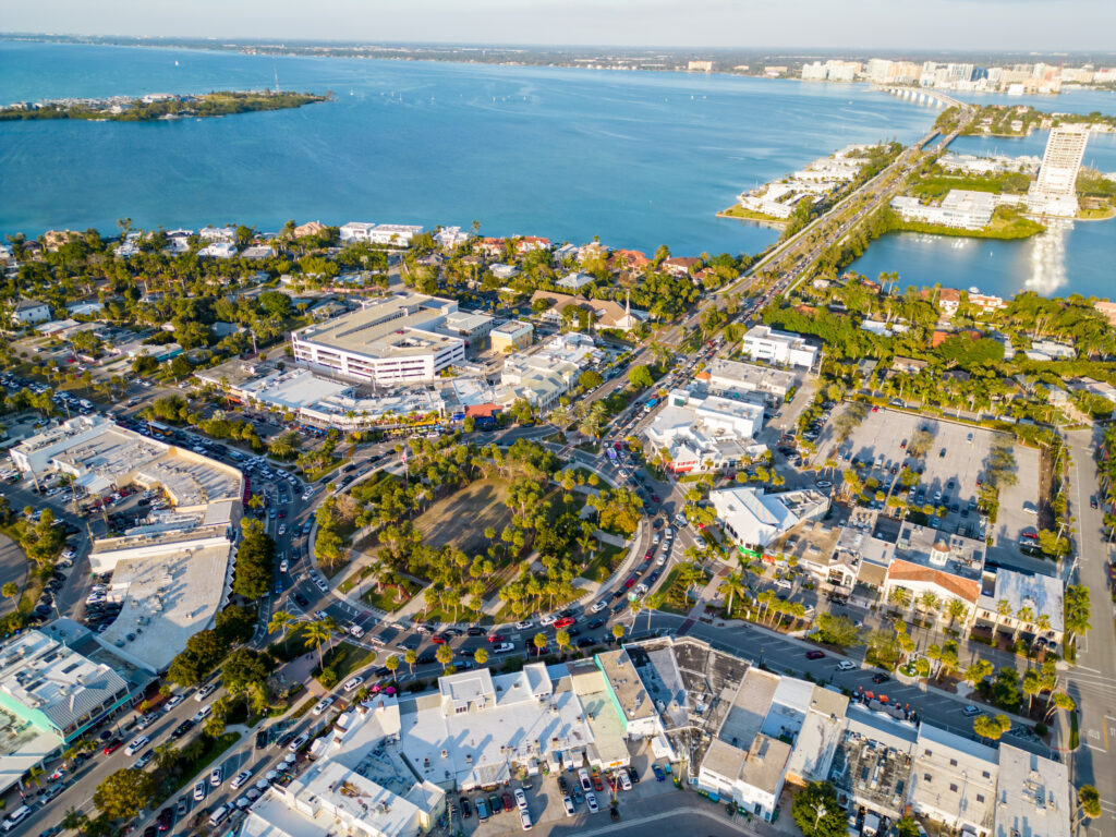 St Armands Circle - Sarasota, Florida, USA