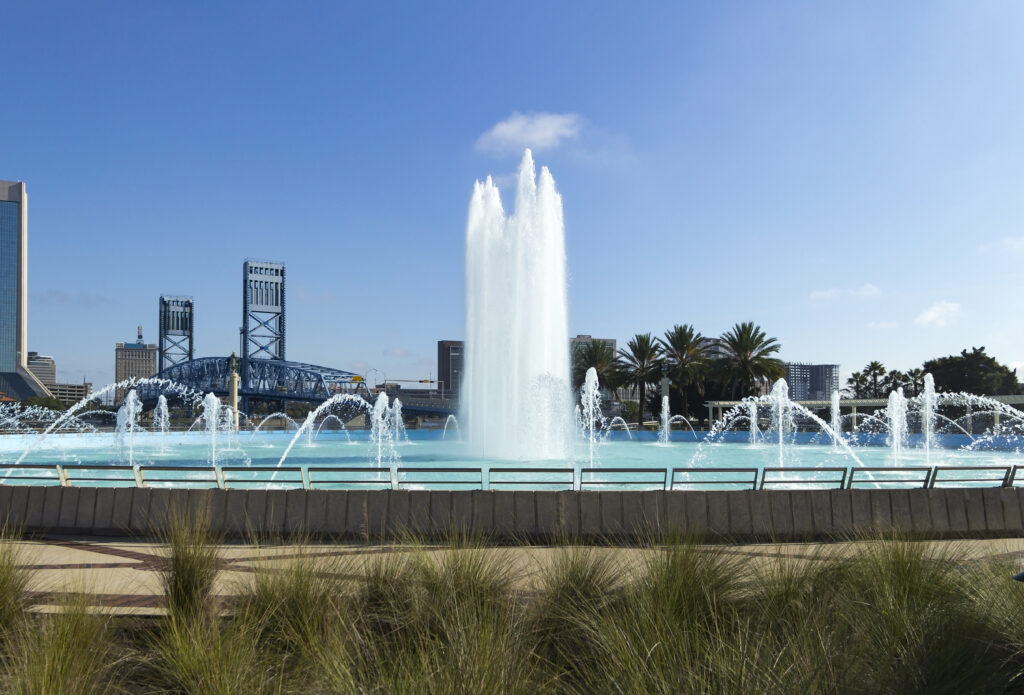 Historic Friendship Fountain in Jacksonville, Florida
