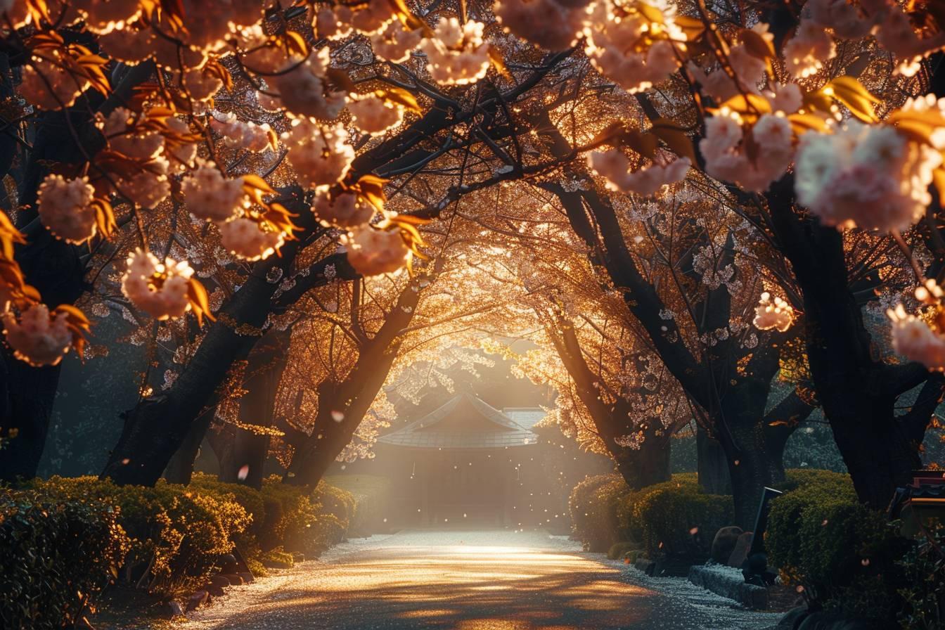 Discover tranquility : the hidden beauty of yellow spring road, Japan
