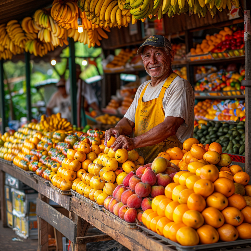 San Jose food market, Costa Rica