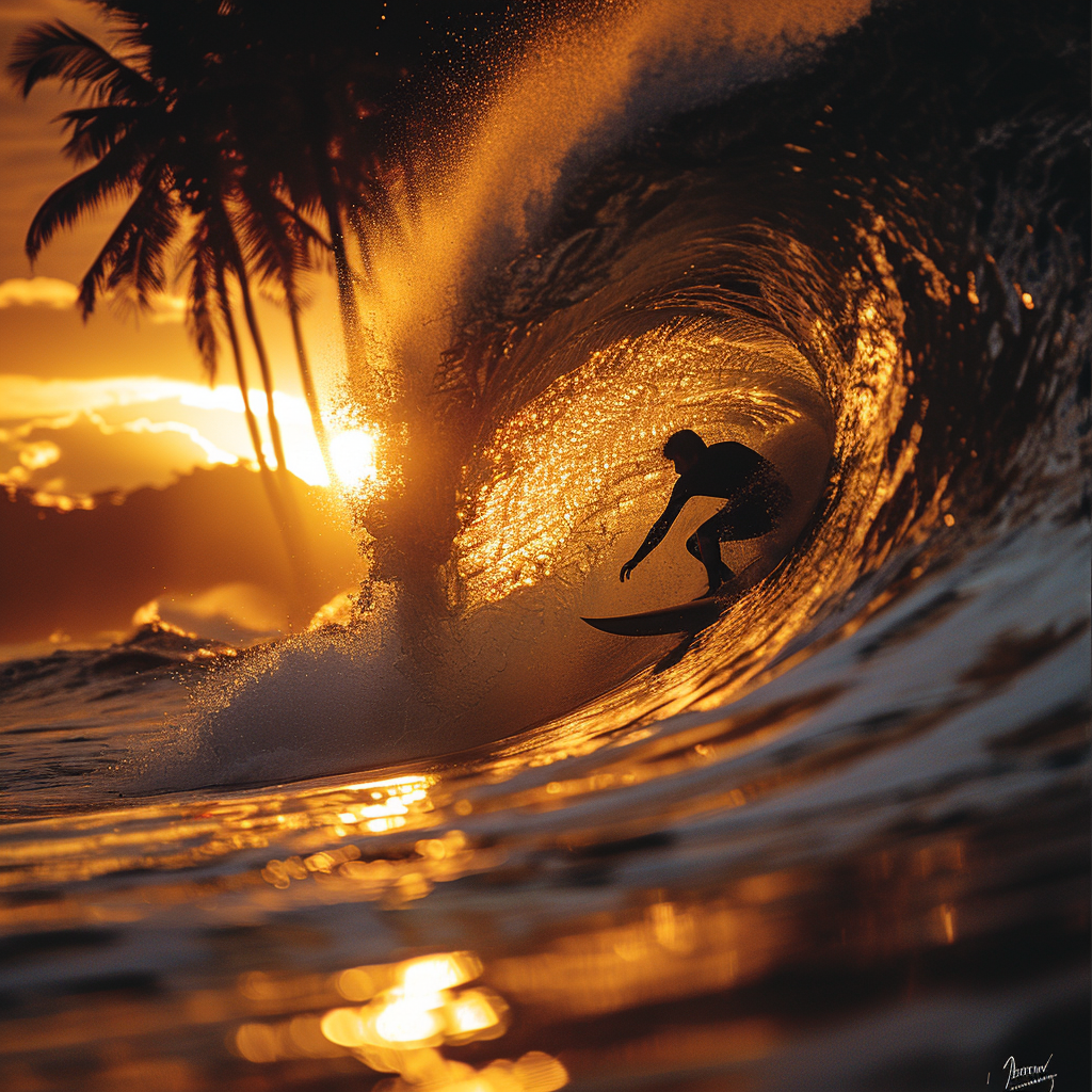 Surf at Santa Teresa Beach, Costa Rica