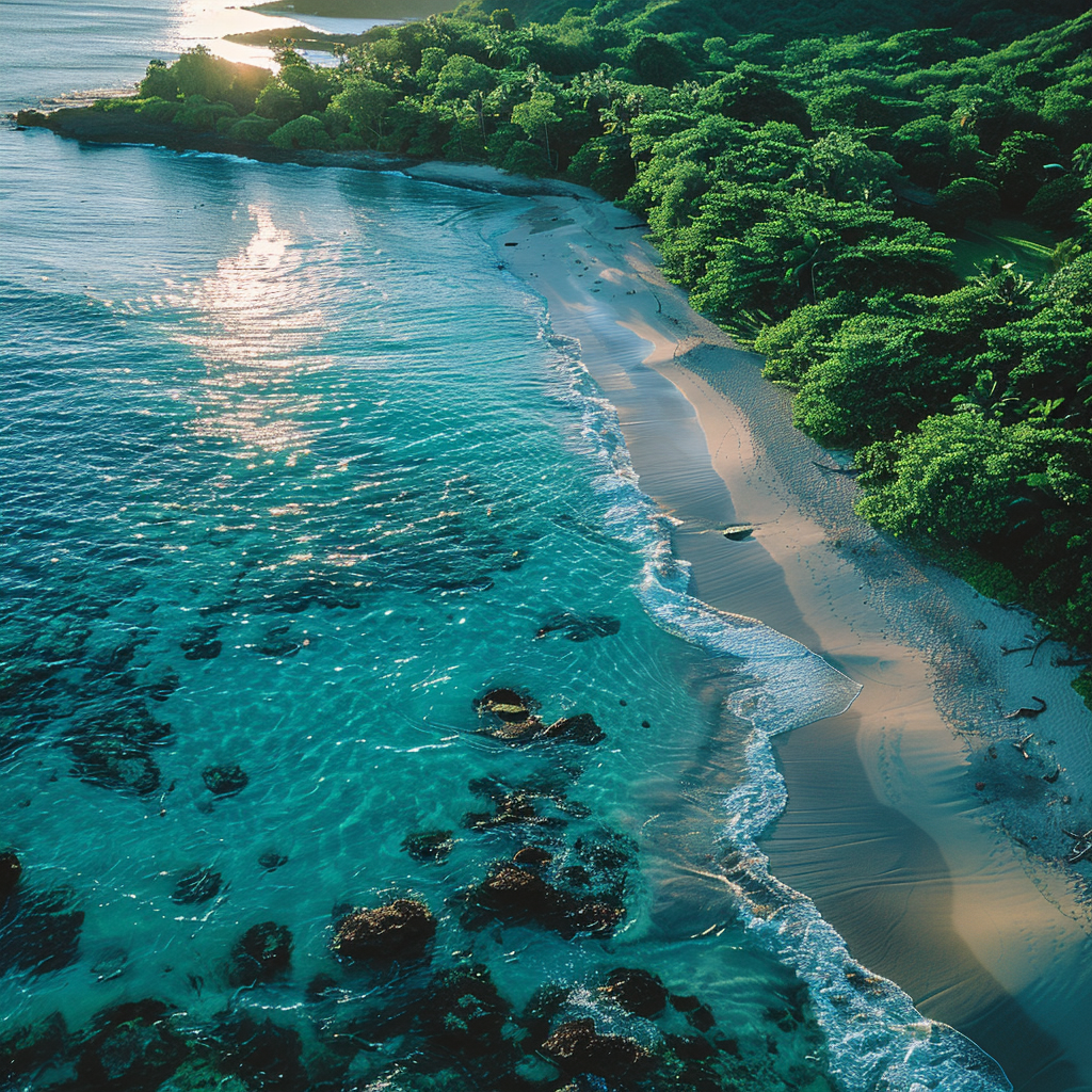 Molokai's Papohaku Beach, Hawaii